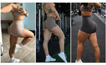 Amplify Contour Gym Shorts Women Clothing Scrunch Butt Seamless Shorts High Waist Biker Shorts Athletic Booty Workout Yoga Short