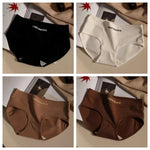 4Pcs/Set Cotton Panties Women Mid Waist Briefs Breathable Intimates Breathable Comfort Underwear M-2XL Soft Panties