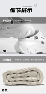 Thick Sole Fashion Clogs For Women Summer Platform Shoes Soft EVA Girls Indoor Street Slippers FemaleLeisure Wedges Sandals