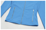 3 PCS Yoga Sets Women Long Sleeve Zipper Slim Jacket+sports Bra+high Waist Flare Pants Fitness Suits Gym Exercise Athletic Wear