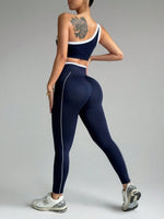 2 pcs Women's Seamless Yoga Sets Sport Leggings Bra Sportswear Woman Gym Outfit Workout Set High Waisted Yoga Clothes Activewear