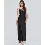 Women's Nightdress Lace Satin Nightgowns Sexy Lingerie Long Chemise Sleepwear