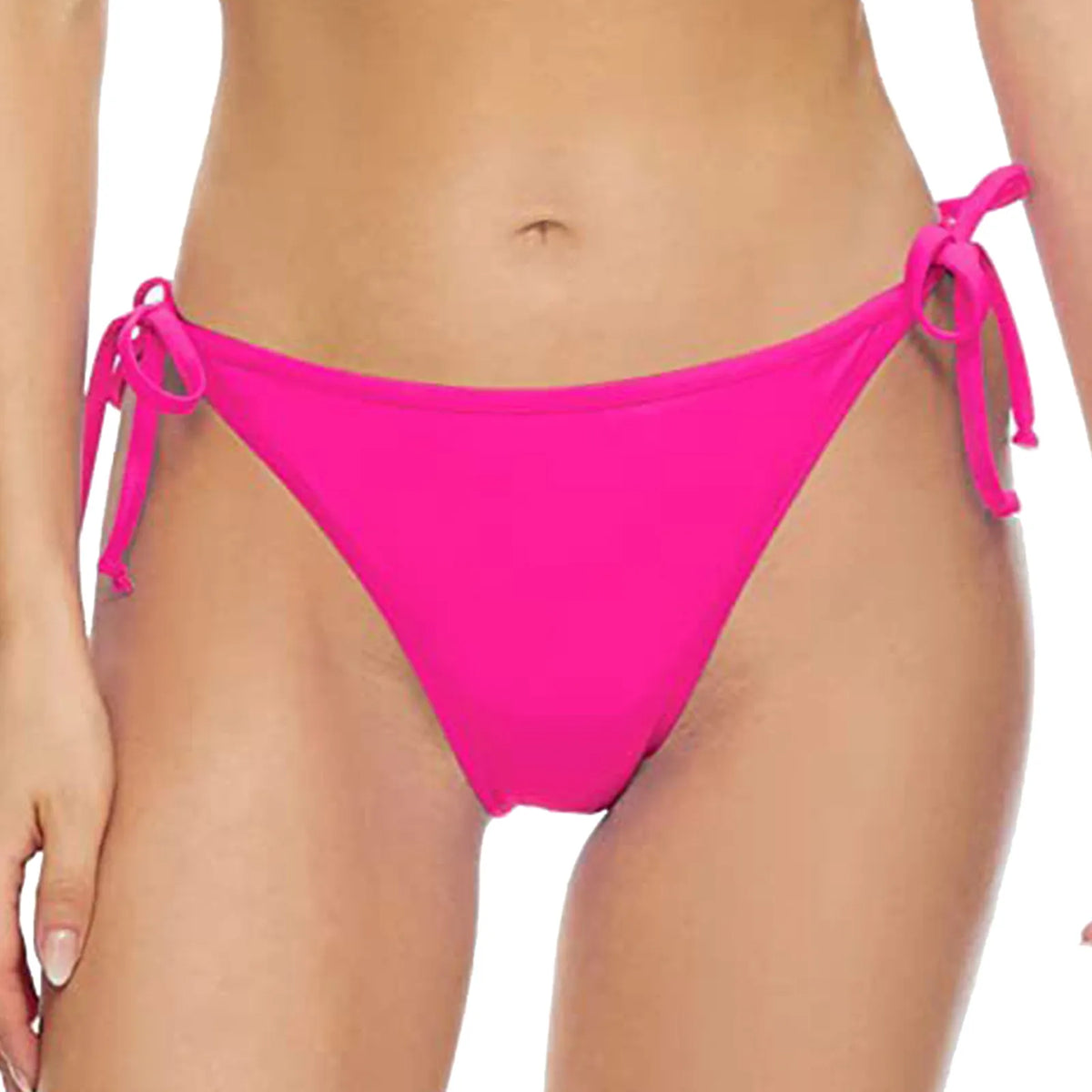 Women Summer Side Tie Bikini Bottoms Triangle Cut Swimwear Quick Dry Solid Color Beachwear For Pool Vacation Swimming Trunks