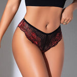 1pcs Sexy Lace Floral Panties Breathable Comfortable Lady Briefs Elegant Female Underwear Lingerie New Style Women's Underpants
