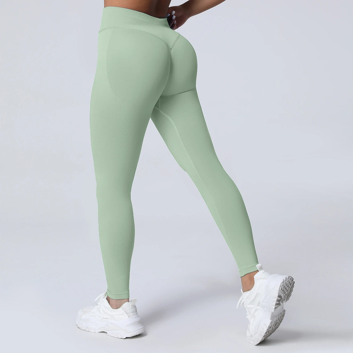 STOUREG Scrunch Butt Women Yoga Pants Seamless Sports Leggings Low Waist Gym Fitness Tights Quick Drying Fall Warm Workout Pants