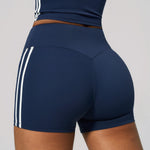 High Waist Yoga Shorts Women Summer Slim Fit Butt Lift Sports Shorts Gym Fitness Short Tights Female High Elastic Cycling Shorts
