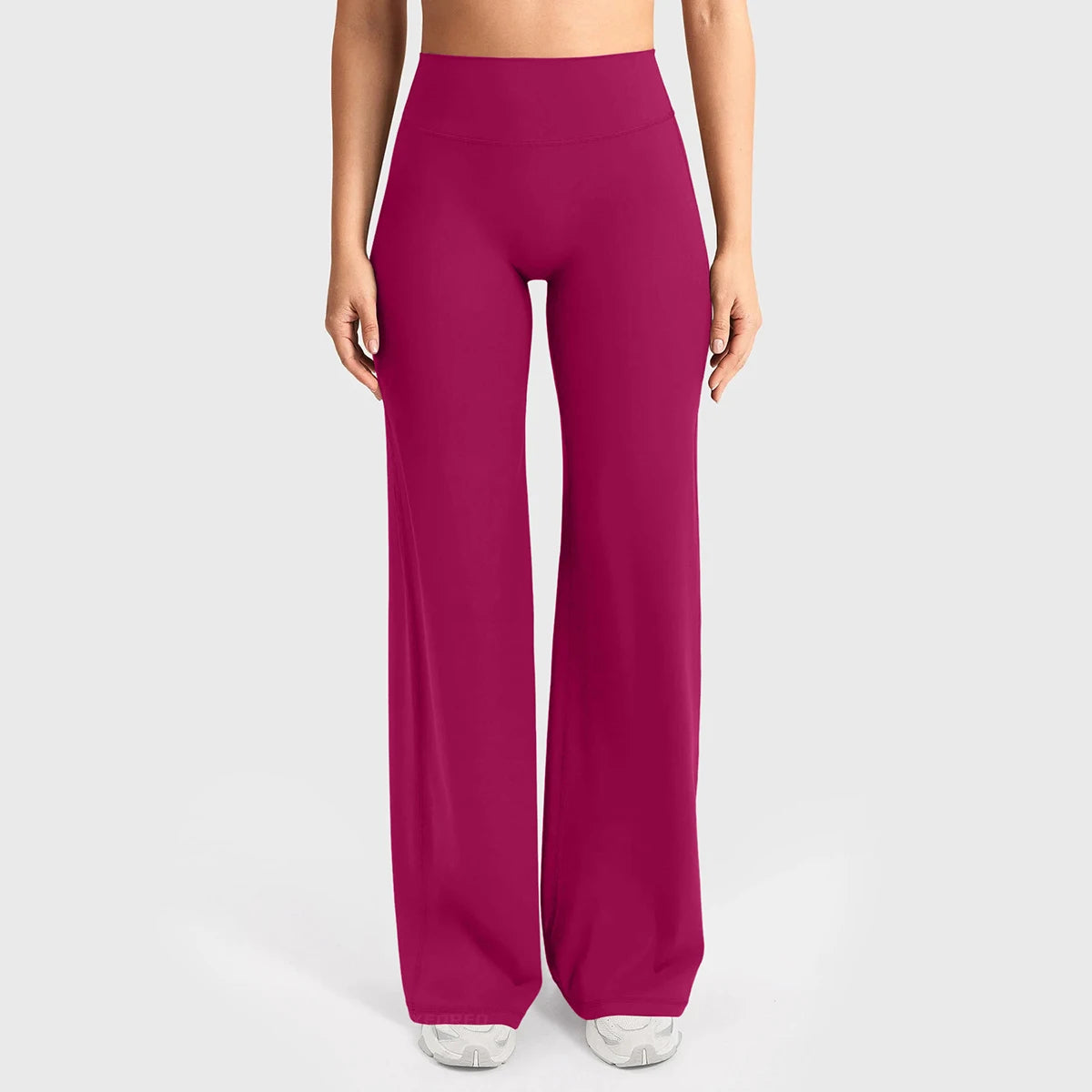 High Waist Pocket Yoga Pants for Women - Stretch Breathable Gym Workout Leisure Tummy Control Tights with Pockets