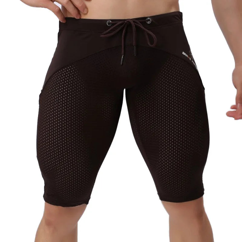 Men's Underwear Shaping Pants Sports Slim Fit Pants Sports Mid-Length Pants Cycling Pants Pants Casaul Elegant Style Pants 3TEL