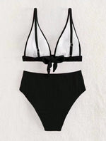 Sexy High Waisted Bikini 2025 Women Swimsuit Two Piece Swimwear Female White Bikinis SetSwim Bathing Suits Brazilian Biquini