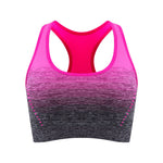 Women Sports Bra Shock-absorbing Bra Breathable Shock-proof Underwear Steel Ring Free Yoga Bra Running Vest Fitness Workout Tops