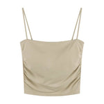 Ice Silk Tops Women Tank Tops Seamless Underwear Non-wire Bra With Pads Sexy Lingerie Female Summer Camisole