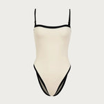 One Piece Swimsuit 2024 New Vintage Retro Swimwear Women Swimsuit Bandeau Bathing Suit Beachwear Monokini Female Swimming Suits