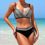 Sexy Push Up Bikini 2026 Women Swimsuit Two Piece Swimwear Female Print Bikinis Set Swimming for Bathing Suits Brazilian Biquini