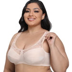 Womens Lace Bra Bralette Black Sexy Lingerie Wire Free Underwear Tops Minimizer Plus Size Brassiere BH 36-56 A B C D E F G H Cup