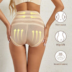 2Pcs/Set Bodyshaper Women Control Panties Tummy Control Bottom Belly Tightening Female Pants Lifting Hip High Waist Underwear
