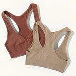 Seamless Bras For Women Bra Tops Wirefree Brassiere Unlined Deep Vneck Bra Comfort LingerieBralette Top Female Underwear