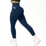 High Waist Tummy Control Yoga Pants with Pockets for Gym Workout - Breathable Stretchy Fitness Leggings