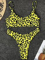 2026 Snake Leopard Brazilian Bikini Female Swimsuit Women Swimwear Two Pieces Bikini Set High Cut Bathing Suit Swim Beach Wear