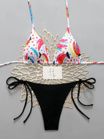 Halter Triangle String Thong Bikinis 2026 Women Sexy Swimsuit Brazilian Swimwear Female Bathers Bathing Swimming Swim Suit