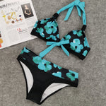 DEKA Women Plus Size Bikini Set Push Up Swimwear Print Biquini Feminino TankiniMujer Swimsuit Tanga Swimming Bathing Suit