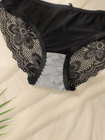 Transparent Floral Two Pieces Clothing Underwire Push Up Lingeries For Woman A2123