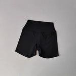 Women's High-Waist Quick-Drying Yoga Sports Shorts Nude Summer Fitness Running Training Three Quarter Length