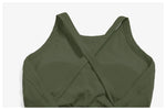 Gym Top Women Sports Bra Running Back Cross Yoga Breathable Sports Underwear Women High-intensity Push Up Fitness Workout Top
