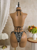 Vintage Pink Mesh Skirt 3 Piece Bikini Set Women Stone Strap Push Up Bra Triangle Swimsuit Holiday Bathing Suit Swimwear 2026