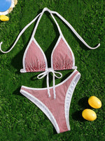 Sexy Women's Swimsuit Two-piece Bikinis Sets Two-piece Beach Trend Bikini Female Swimwear for Bathing Suit Woman Beachwear
