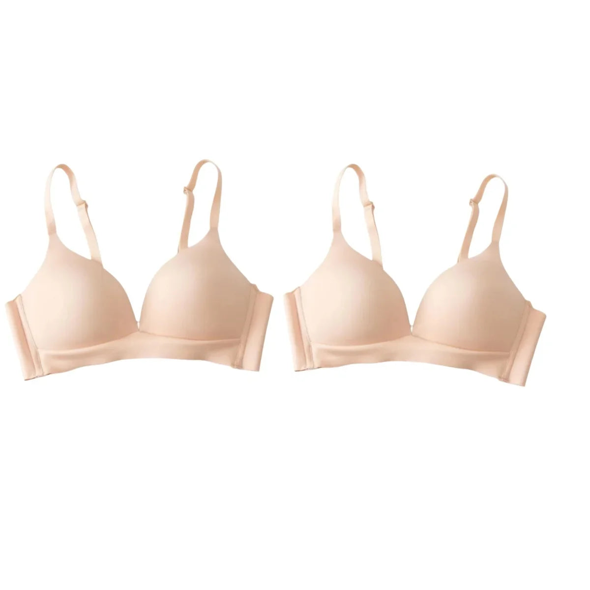 2Pcs/Set Underwear 3/4 Cup Push Up Bra Female S-XXL Seamless Bras For Women Non-wire Bra Sexy Lingerie