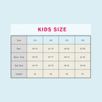 Girls 3pack Heart Print Cross Wrap High Waist Bikini Kids Swimsuit&Kimono 7-12 Years Children's Swimwear 2024 Teens Bathing Suit