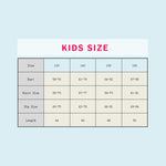 Girls 3pack Heart Print Cross Wrap High Waist Bikini Kids Swimsuit&Kimono 7-12 Years Children's Swimwear 2024 Teens Bathing Suit