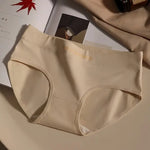 4Pcs/Set Cotton Panties Women Mid Waist Briefs Breathable Intimates Breathable Comfort Underwear M-2XL Soft Panties
