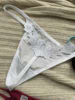 Floral Embroidery Sexy G String Underwear Women Panties T-Back Briefs Female Lingerie Erotic Girls Thongs Bikini Size S-XXL