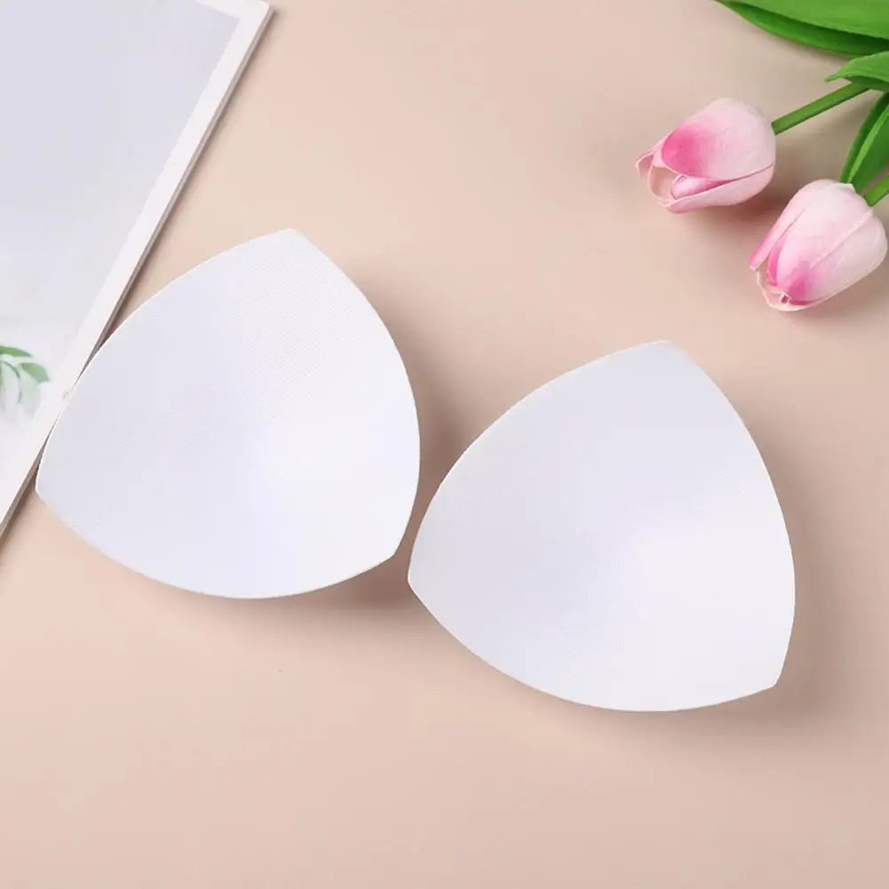 Bra Pads Inserts Sewed Stitched Push Up Bra Pads for Sports Bra Removable Breast Enhancers for Swimsuits Bikini Top