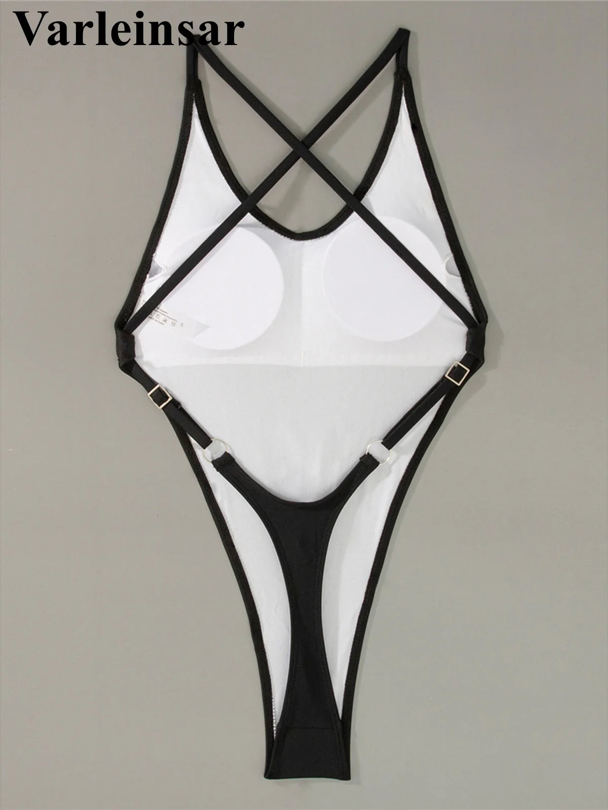 Extreme String Mini Micro Thong Cross Back Women Swimwear One Piece Swimsuit Female High Leg Cut Bather Bathing Suit Swim V7876