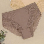 BEAUWEAR Plain Lace Underwear Unlined Thin Panties for Women Plus Size Underpant 0XL 1XL 2XL 3XL 4XL 5XL