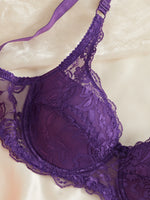 Fashion Sexy Floral Lace Bras Women Thin Push Up Brassiere Solid Comfort Breathable Lingerie Underwear