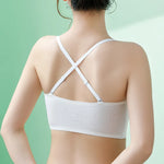 Push-Up Bras For Women Front Buckle Strapless Bra Seamless Invisible Bra Wireless Underwear Solid Color Sexy Lingerie S-XL