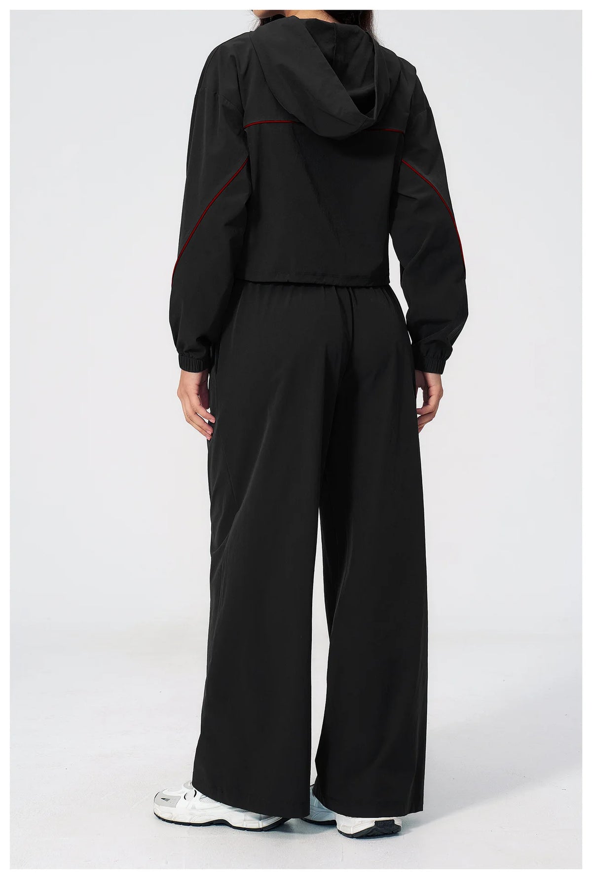 Outdoor Cool Sun Protection Yoga Sets Women UV Resistant Skin Quick Drying Long Sleeve Hoodies Pocket Pants Running Fitness Suit
