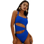 One Piece Women Swimsuit Sexy Stain Resistant Shoulder Strap Bikini Set Slim Fit Push Up Summer Beachwear For Holiday