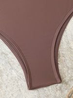 Strappy High Waist Bikinis 2026 Women Sexy Shell Swimsuit Solid Padded Swimwear Female Bathers Bathing Swimming Swim Suit