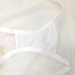 Pure Wind Ultra-thin Lace Underwear Women's Big Chest Small with Underwire Sexy Retraction Breast Support Breathable Bra Set ABC