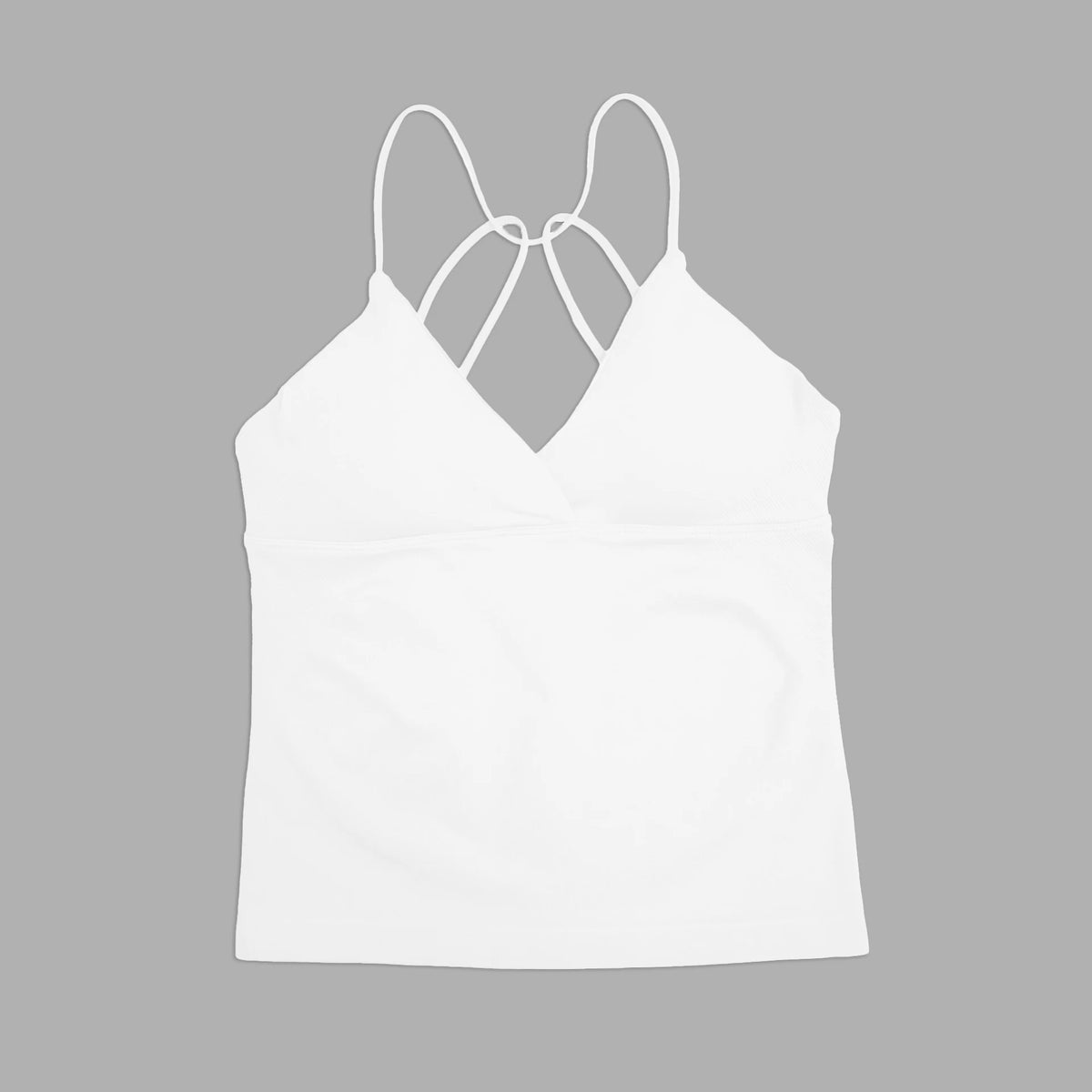 NCLAGEN Gym Yoga Tops Women Vision Twist Front Longline Top Quick Dry Thin Strap Workout Vest Push-up Pilates Fitness Tank