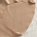 4Pcs/Set Ice Silk Panties Women Low-Waist Stretch Briefs Female Underpants Sexy Lingerie Solid Color Invisible Intimates M-XL