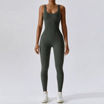 Spring Seamless One-Piece Yoga Clothes Sportswear Women's Gym Push Up Workout Clothes Fitness Sports Stretch Bodysuit Yoga Suit