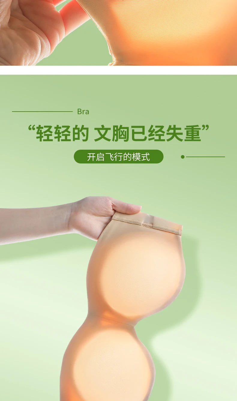 Women's Non-Padded Strapless Bra Invisible Bra Minimizer Support Unlined Strapless Bra Big Size Anti-slip B-CD E F G 32-40 42 48