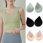 Tear Drop Shape Breast Pad Invisible Bra Pad Insert Removeable Sports Bra Cups Inserts Chest Insert Pads for Swimsuit Bikini