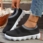 Spring Women Knitting Sock Sneakers Summer New Fashion Casual Breathable Mesh Outdoor Flats Walking Shoes for Women