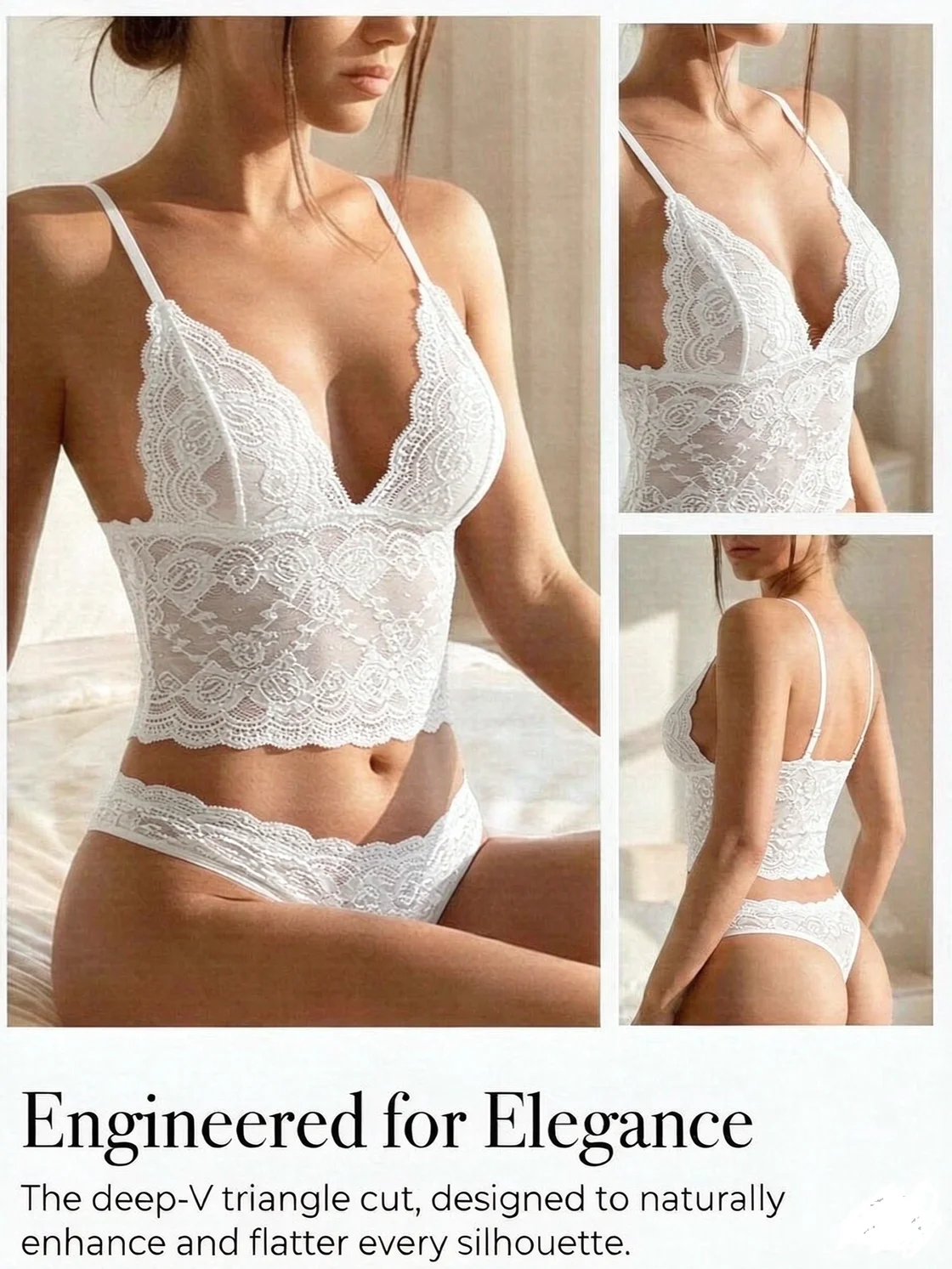 fashion Lace Setwire-free Sexy Lingerie Transparent Bra Underwear Set Women's pajama set sex suit set A2099